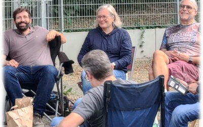 Klappstuhl-Treffen in Degerschlacht – das erste Mal