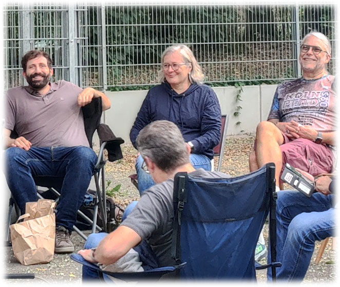 Klappstuhl-Treffen in Degerschlacht – das erste Mal