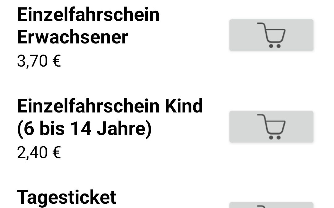 Wie ich endlich mein Tagesticket gefunden habe