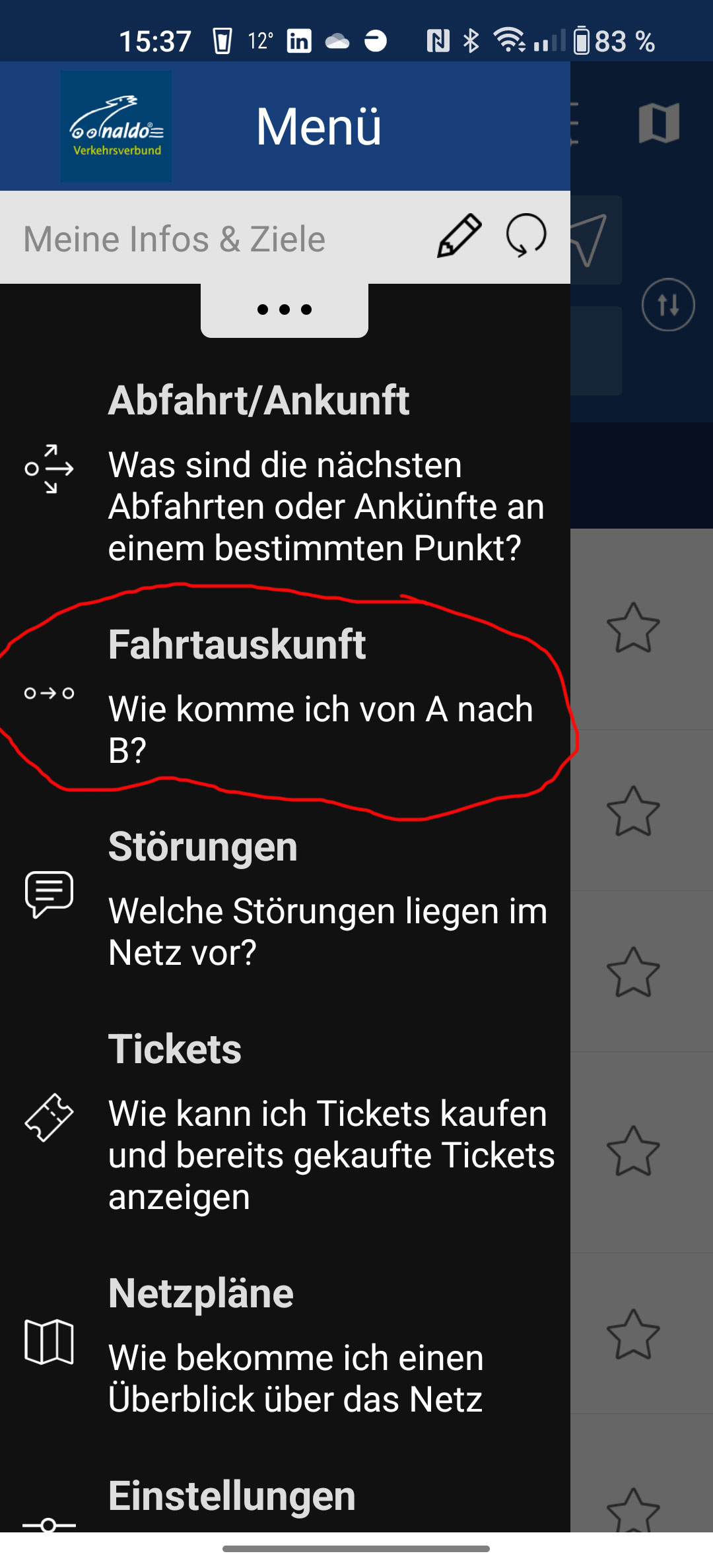 fahrplanauskunft
