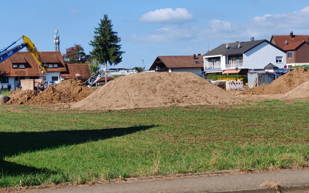 Erschließungsarbeiten haben begonnen