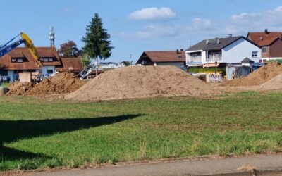 Erschließungsarbeiten haben begonnen