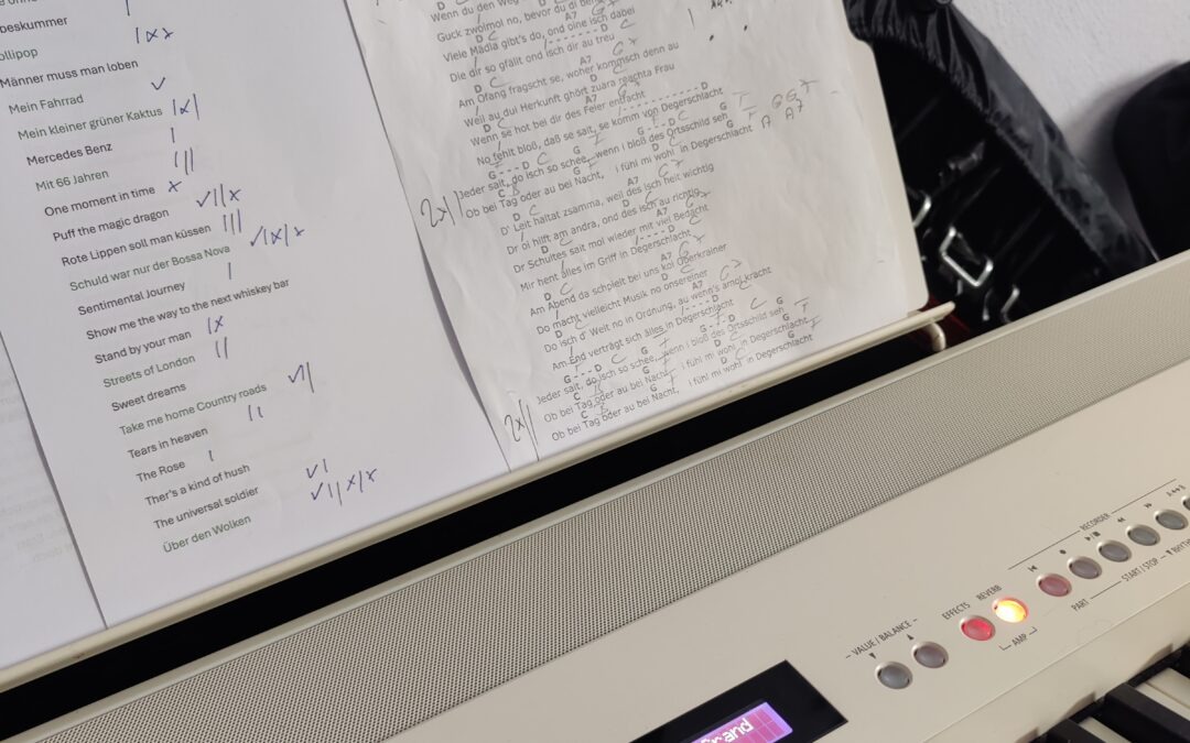 … do macht vielleicht Musik no onsereiner