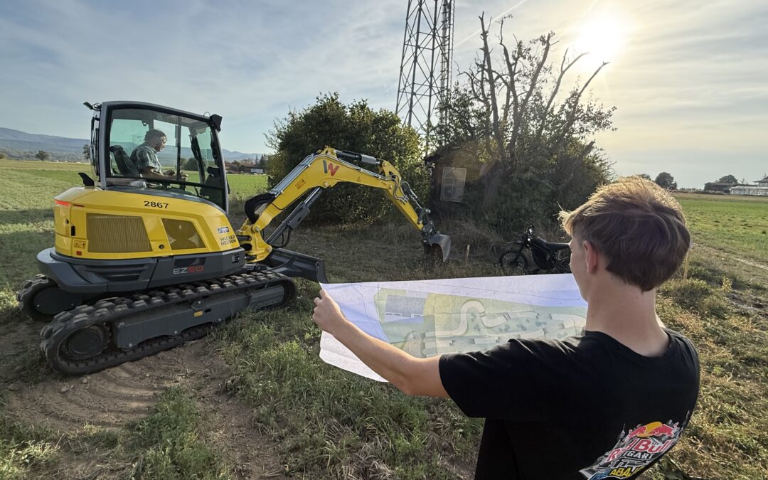 Bürgerschaftliches Engagement – mit Baggerbiss zum Bikepark